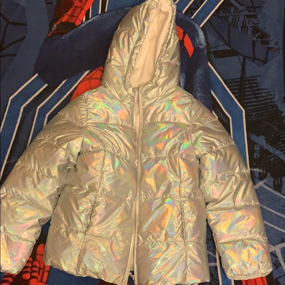 Girls Children’s Place iridescent jacket
